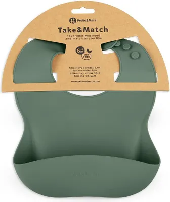 Obrázek produktu pro PETITE&MARS Bryndák silikonový Take&Match Misty Green 6m+