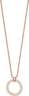 Produktbild von Esprit Halskette ESNL03009C420 Roségoldfarben Edelstahl Zirkon rund 40-42 cm