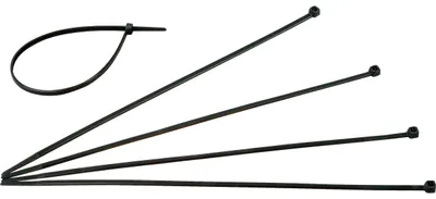 Produktbild von Kabelbinder schwarz 300x4,8mm Kunststoffzunge/-nase, 328404090