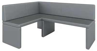Image de Banc d'angle AKIKO Corner Bench 142x196 gauche - Ensemble de banc d'angle pour votre salle à manger, cuisine moderne, coin salon, coin repas. Parfait pour la cuisine, le bureau et la réception. Fabrication solide et robuste. Easy Care