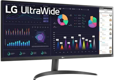 Image de LG 34″ 34WQ500-B UltraWide VESA HDR HDMI USB DP IPS 21:9 - Écran plat (TFT/LCD) - 86,4 cm