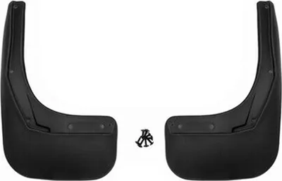 Image de Bavettes pour Citroen C4 Limo 2009-2017 Arrière ABS Noir 2x