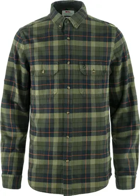Produktbild von Fjällräven Singi Heavy Flannel Shirt M Black-Deep Forest L