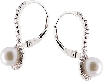 Produktbild von Golders Elegante Ohrringe aus 925 Silber mit Perlen und Zirkonia
