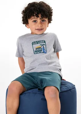 Produktbild von Schiesser Kleinkinder Jungen Schlafanzug kurz Gr. 116 grau-mel.