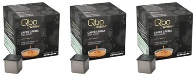 Produktbild von Tchibo Qbo Caffè Crema Buna Enteta Premium Kaffeekapseln, 81 Stück - 3x27 Kapseln (Caffè Crema, Intensität 04/10, mild-aromatisch), nachhaltig & aus 70% nachwachsenden Rohstoffen¹