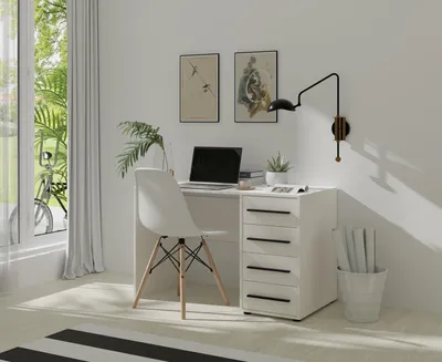 Obrázek produktu pro Psac­ stl FurMeb24 MAXIONE - matn b­l 120 x 75 cm