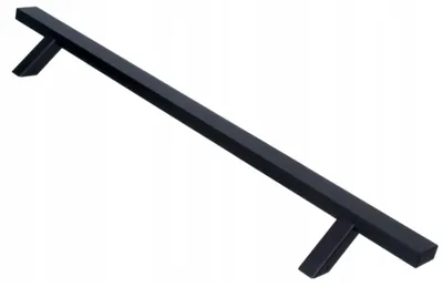 Produktbild von NAJDER Türgriff 45° - Edelstahl - 600 x 800 - Handgriff - Einseitiger - 1 Stück - Rechteckig - Pulverbeschichtet - Schwarz Matt - INOX - AISI 304 / A2 -