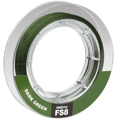 Produktbild von Spro Freestyle Fs8 Braid Dark Green - 125m geflochtene Schnur, Durchmesser:0.13mm, Tragkraft:9.5kg