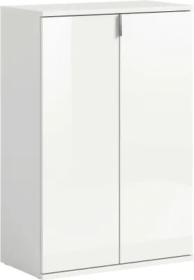 Produktbild von Schuhschrank Projekt X Xonox - Weiß Hochglanz - 61x99x34 cm