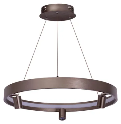 Obrázek produktu pro Näve LED závěsné světlo TRISTAN Ø58cm 37W teplá bílá světlá ocel stmívatelné 6139250