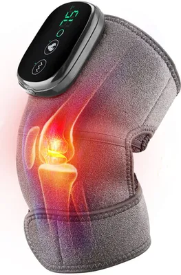 Produktbild von Beheiztes Kniemassagegerät, Schulterheizkissen, Ellenbogenbandage 3-in-1 mit Vibration, kabellos wiederaufladbar, beheizte Kniewärmer-Bandage