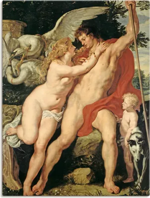 Produktbild von ARTland Leinwandbild Venus und Adonis. Um 1610 Größe: 45x60 cm