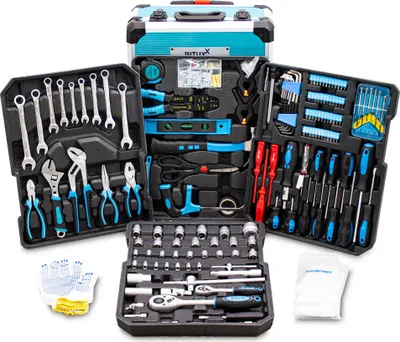 Produktbild von Bituxx Werkzeugtrolley 1200tlg Blau MS-15421