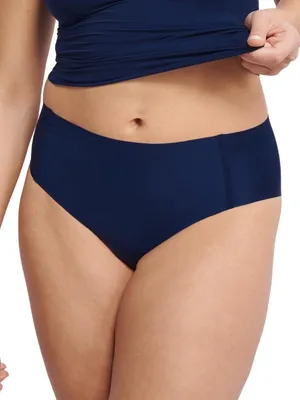 Imagen del producto de Sloggi, vestido largo para mujer, color azul marino, línea ZERO Feel, talla XL