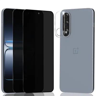 Produktbild von 2-Pack OnePlus Nord 5 Privacy Displayschutzfolie & 1-Pack Kameraschutz - Gehärtetes Glas 9H - Super Qualität 3D
