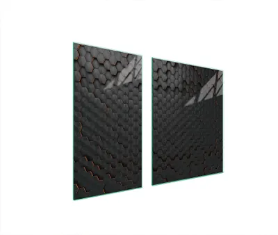 Produktbild von Glasschutzplatte Für Herd 90X52 Schwarz