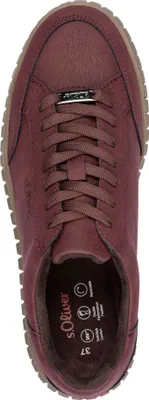 Produktbild von s.Oliver Damen Sneaker Plateau Schnürschuh herausnehmbare Innensohle 5-23645-41, Größe:39 EU, Farbe:Rot