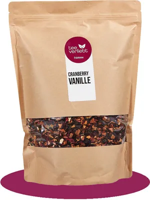 Produktbild von teeverliebt - Cranberry Vanille loser Früchtetee | 1 kg