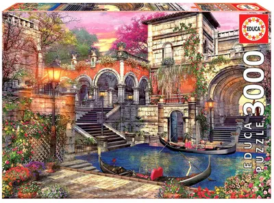 Produktbild von Educa 16320 Gondeln in Venedig 3000 Teile Puzzle
