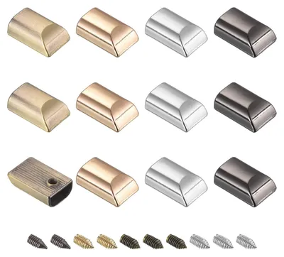 Productafbeelding van Solidchoice - 24 Stuks Metalen Ritsstoppers voor DIY Projecten