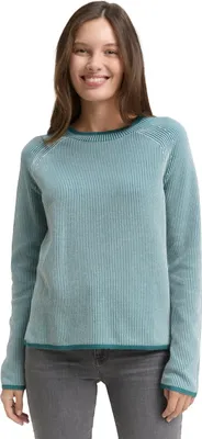 Produktbild von TOM TAILOR Damen 1049187 Strickpullover Mit Rundhalsausschnitt, 39244 - Teal Pla