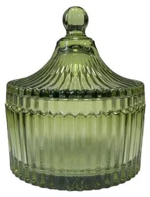 Produktbild von Kerzenglas K10 002 - Grün, 200 ml, mit Deckel, 1 Stk.