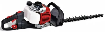 Zdjęcie produktu dla Dwusuwowa kosy do żywopłotu z ostrzem o długości 61 cm, ergonomicznym uchwytem i podwójnym wyłącznikiem bezpieczeństwa