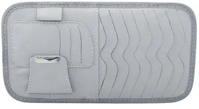Produktbild von Auto-Organizer für den Pkw, multifunktionale Sonnenvisierhalter, Gepäckhalter, CD-Halter, Halter für Auto, LKW, grau