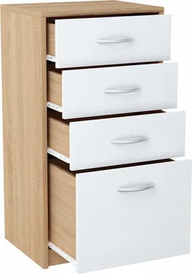 Immagine prodotto di Cassettiera 45cm 4S WHITE-SONOMA 4 cassetti