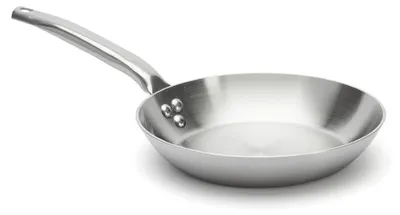 Produktbild von De Buyer Edelstahl Bratpfanne - Alchimy Kollektion, Mehrschicht-Verbund, 24 cm, Induktion geeignet, Mit Ergonomischem Griff