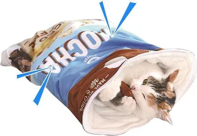 Produktbild von Famanu Schlafsack für Katzen - Selbstwärmende Decke - Tierbett und Haustiermatte für kleine Hunde und Katzen