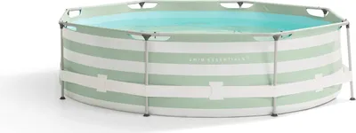 Produktbild von Swim Essentials Runder Rahmenpool grün/weiß, 305 x 76 cm