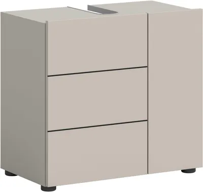 Produktbild von Waschbeckenunterschrank Vira Xonox - Cashmere Melamin - 60x57x34 cm - Schwarz
