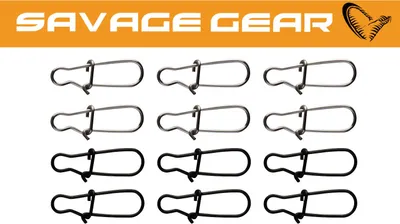 Produktbild von Savage Gear Needle Snap Gr. L - 12 Snaps