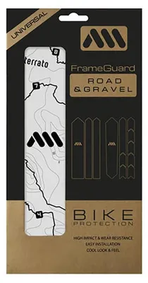 Produktbild von All Mountain Style Gravel Road Rahmenschutzaufkleber Schwarz  Schwarz One Size