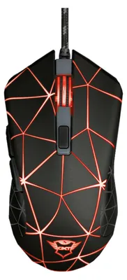 Obrázok produktu pre Trust GXT 133 Locx, Pravoruké, Optický, USB Typ-A, 4000 DPI, Čierna