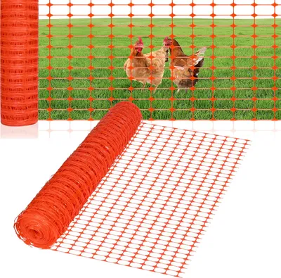 Obrázek produktu pro JOIEYOU bariérový plot plastový 1x30 m ochranná síť ohrada pro ovce ohrada pro psy ohrada pro drůbež ohrada pro kuřata ohrada pro pastviny výstražná síť bezpečnostní síť pro psy drůbež děti, oranžová barva