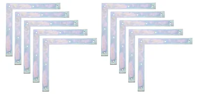 Immagine prodotto di Alberts 844943 Staffa per cancello, zincata, passivata a film spesso, 250 x 250 x 30 mm, set da 10