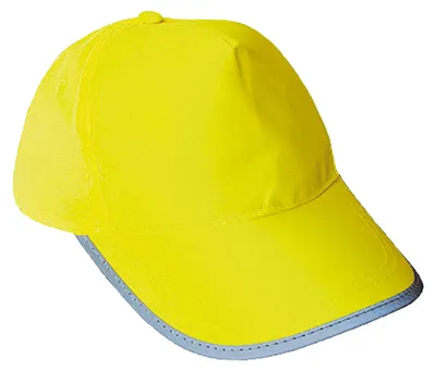 Image de Korntex - Casquette « Basic Montpelier » Vêtements haute visibilité pour hommes/femmes Unie LT3183 (taille unique) (jaune vif)