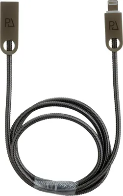 Produktbild von Peter Jäckel 15878, 1 m, Lightning, USB A, Anthrazit, 1 Stück(e)