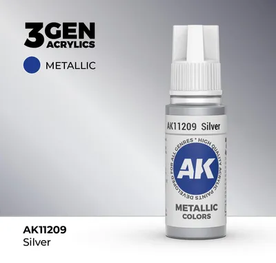 Produktbild von AK Interactive 3GEN Silver 17ml