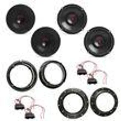 Produktbild von JBL Stage3 627 Koaxial 2-Wege Lautsprecher Einbauset für Golf 5 vorne hinten