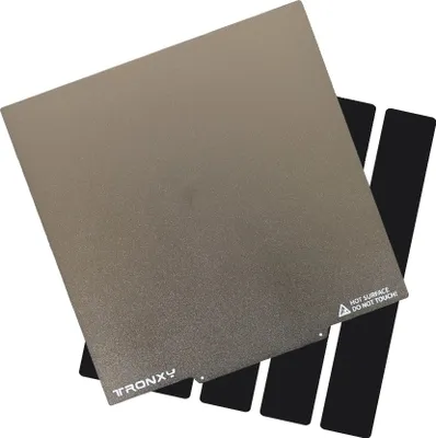 Obrázek produktu pro 3D tiskárna PEI samolepky, oboustranná pružinová ocel, texturovaný povrch, 600x600mm