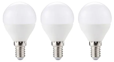 Produktbild von Kobi E14 LED Kugellampe 6W 470lm 6000K 230V 3 Stück