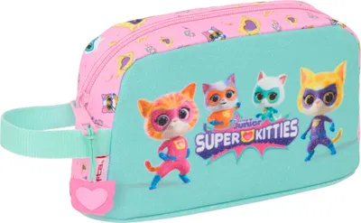 Obrázek produktu pro Univerzální taška SuperKitties růžová tyrkysová 21,5 x 12 x 6,5 cm