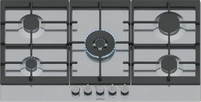 Immagine prodotto di Piano cottura a gas da 90 cm con 5 fuochi, 12500 w Siemens EC9A5RI90