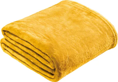 Produktbild von REDBEST Wohndecke Amarillo" gelb 130x180 cm"