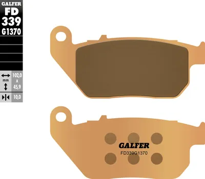 Obrázok produktu pre Plaquettes de frein Galfer - Céramique