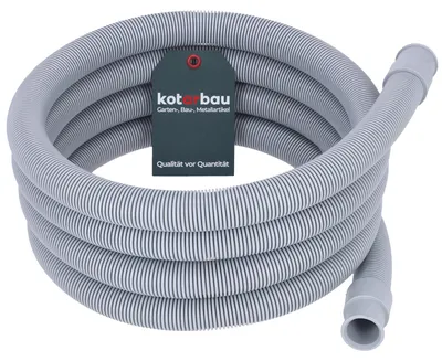 Abwasserschlauch für Waschmaschine 3 m, ⌀ 24 mm, flexibel